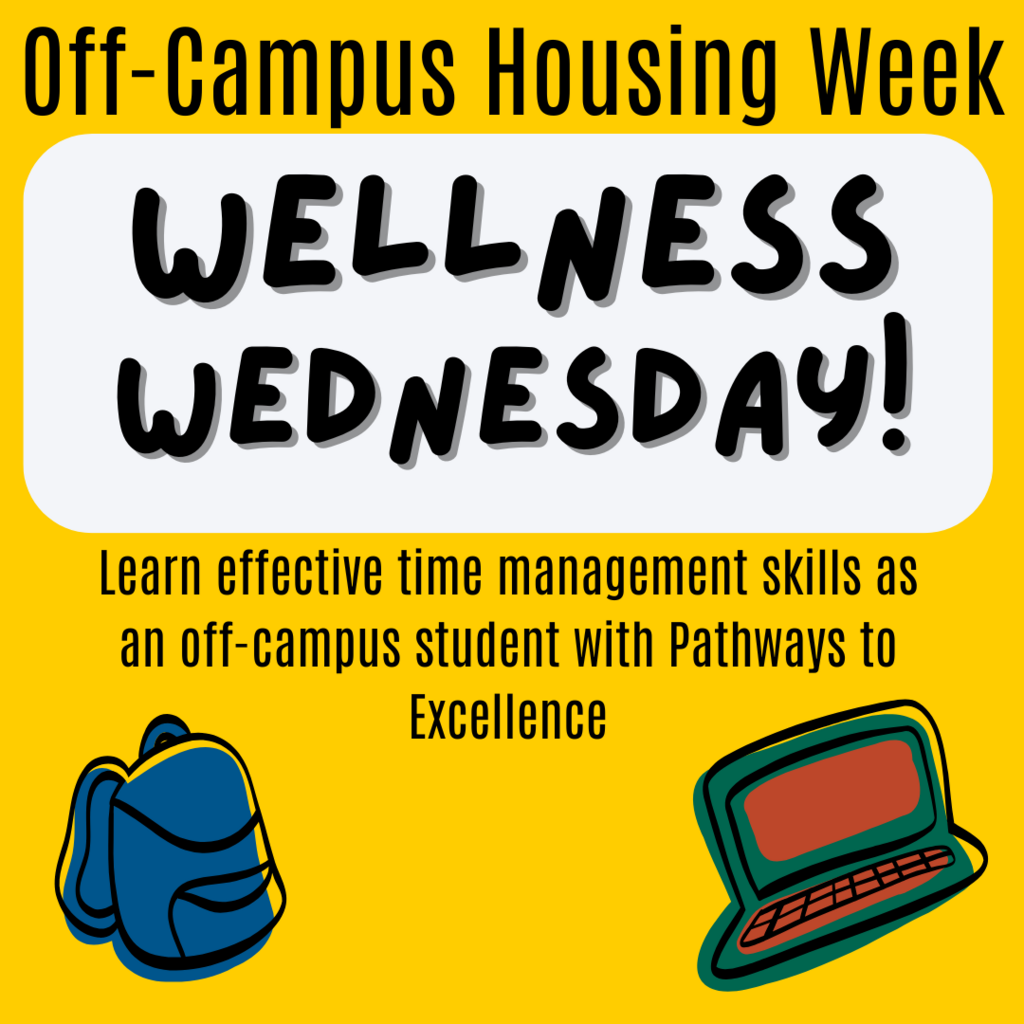 Off-Campus Housing Week: Wellness Wednesday promotional image